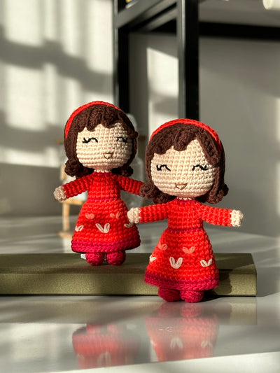 Mini Doll with Floral Dress