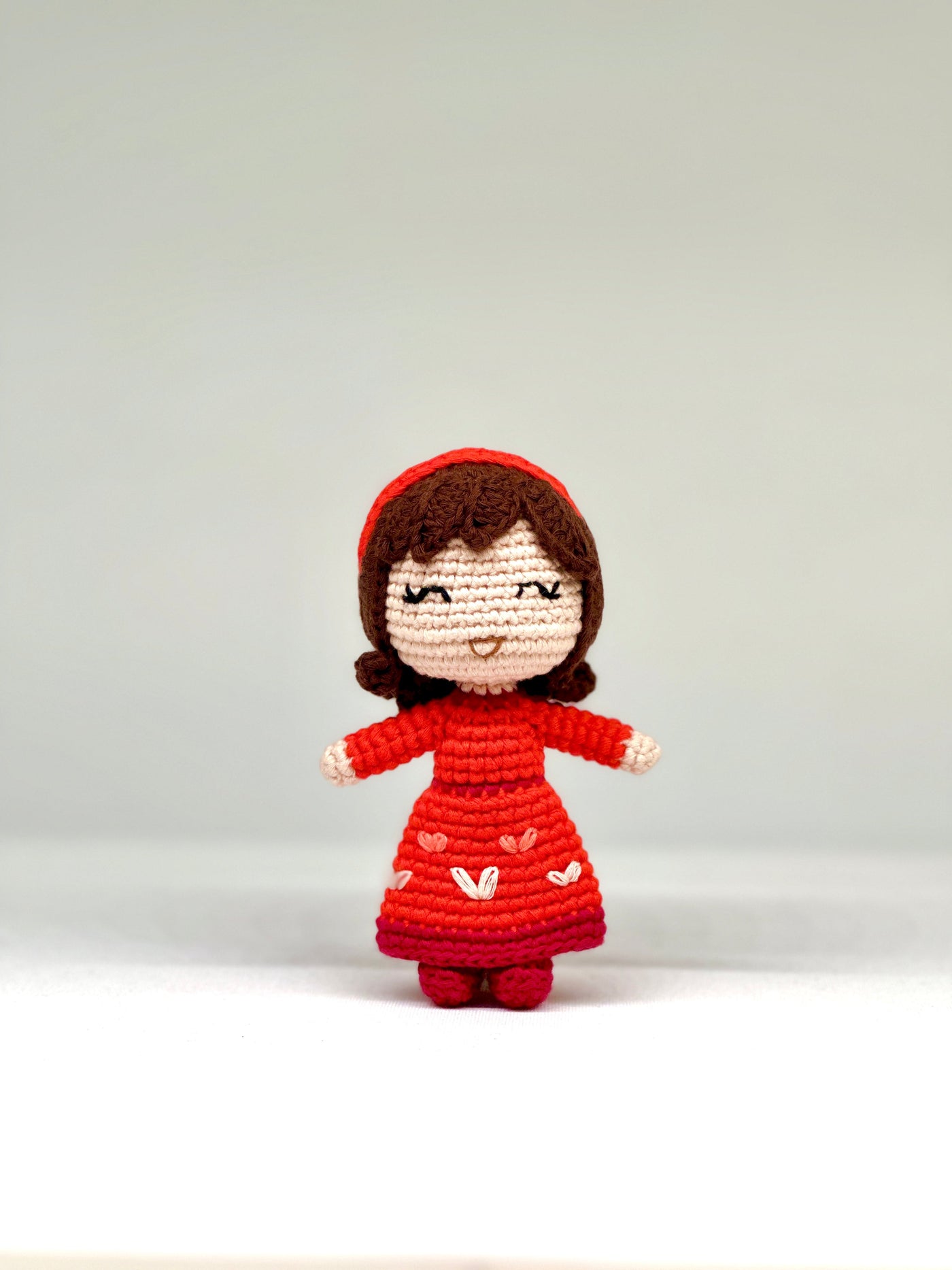 Mini Doll with Floral Dress