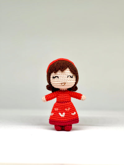 Mini Doll with Floral Dress