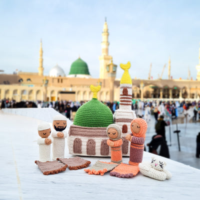Playset - Masjid An-Nabawi | Handmade Educational Toy