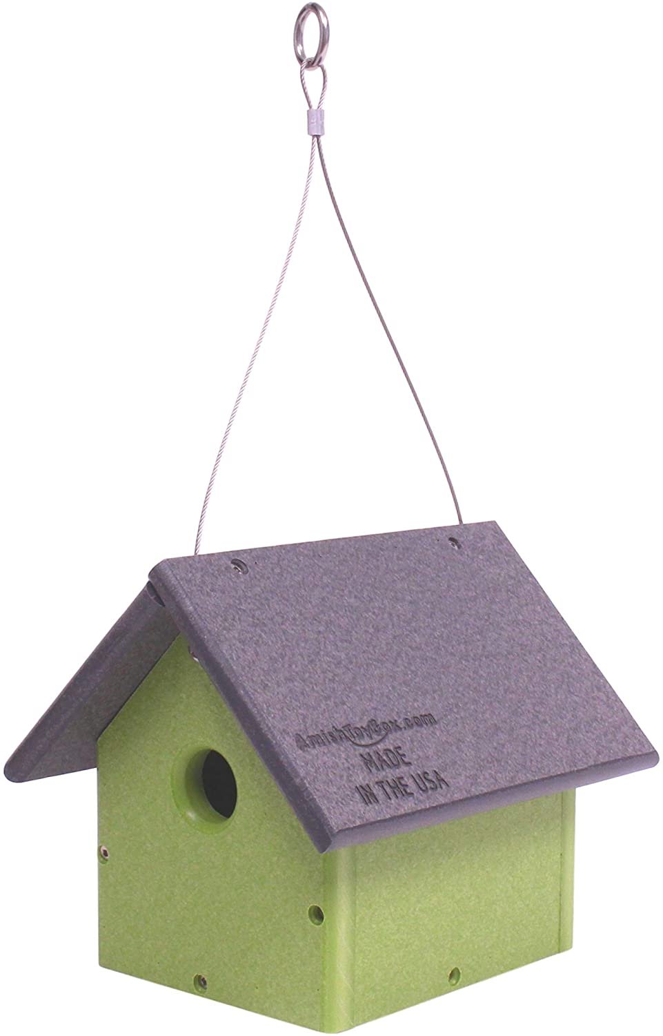 Amish-Made Chickadee or Wren House, Poly Lumber Bird House