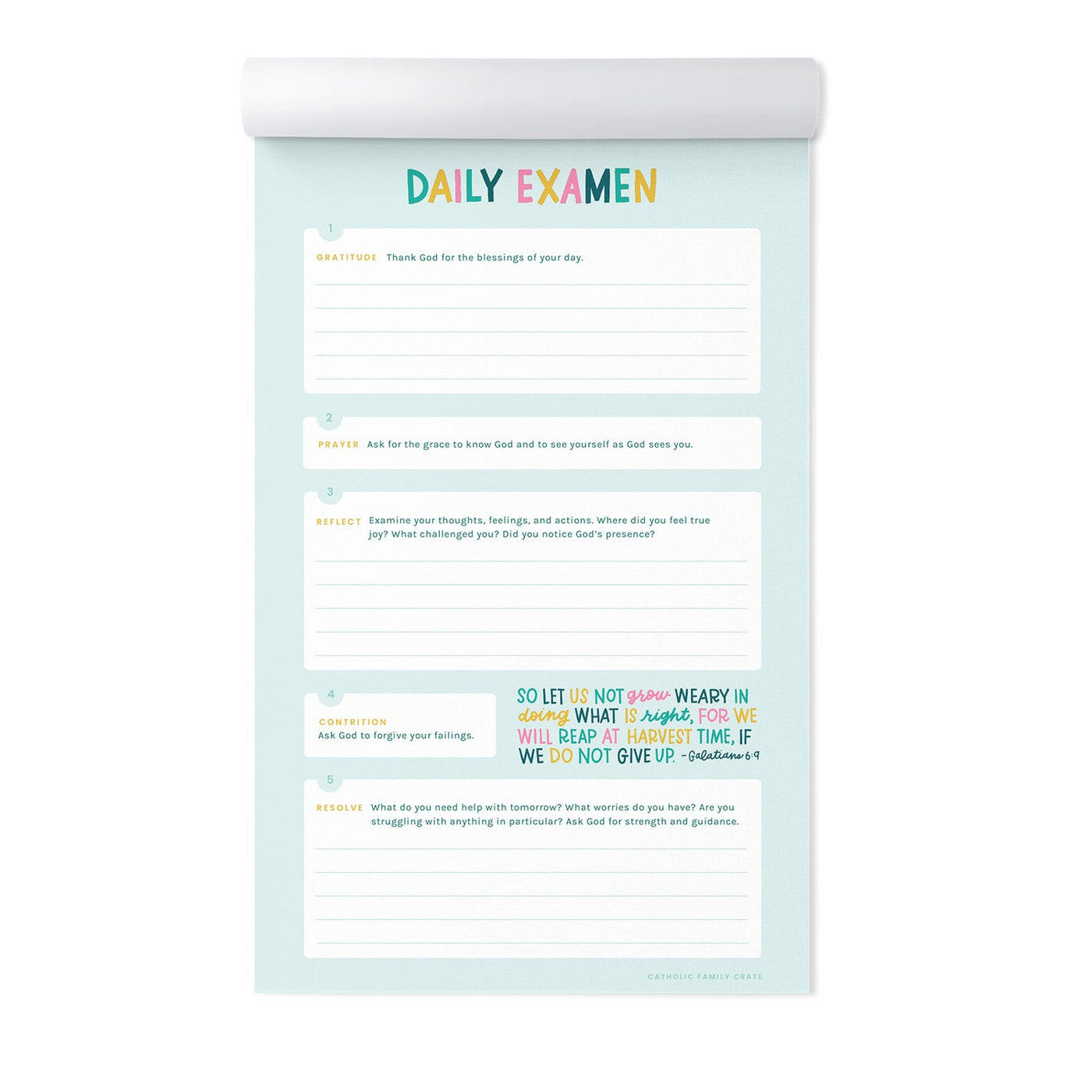Daily Examen Notepad (Advanced)