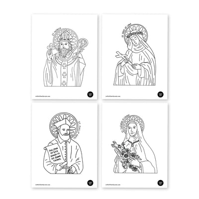 A Story with the Saints: Saints Alive Podcast™ Coloring Pages