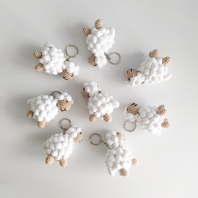 Keychain - Sheep | Handmade Amigurumi Gift