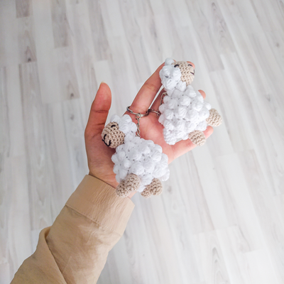 Keychain - Sheep | Handmade Amigurumi Gift