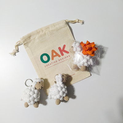 Keychain - Sheep | Handmade Amigurumi Gift
