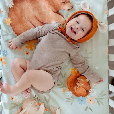 Enchanted Meadow Standard Size Crib Sheet