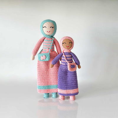 Hijab Doll with Purse | Handmade Muslim Doll