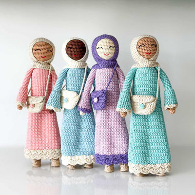 Hijab Doll with Abaya | Handmade Muslim Doll