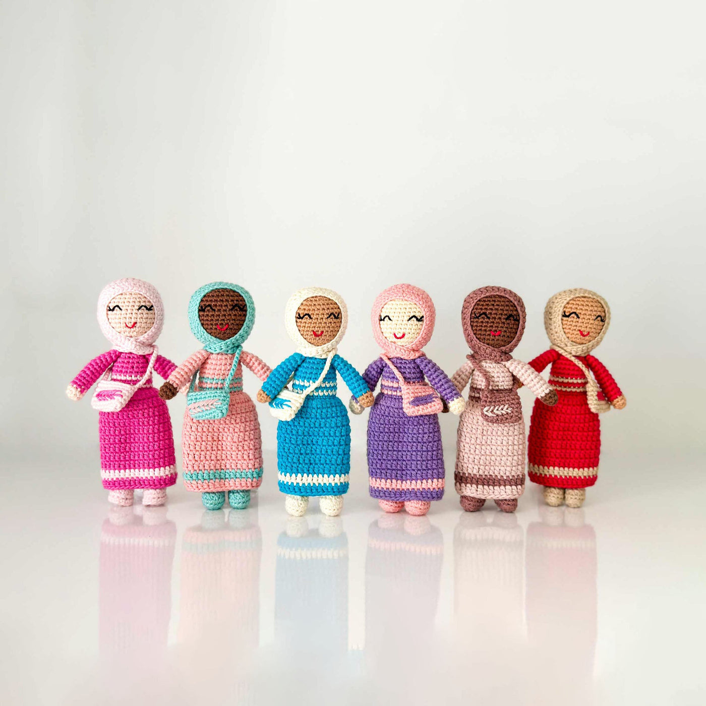 Hijab Doll with Purse (Small) | Handmade Muslim Doll