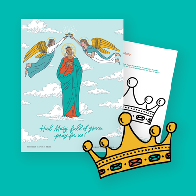 Mary Crowning: Activity Pages