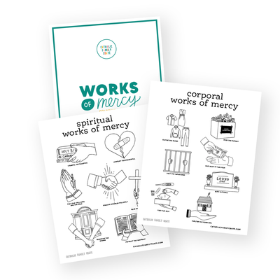 Works of Mercy Coloring Pages