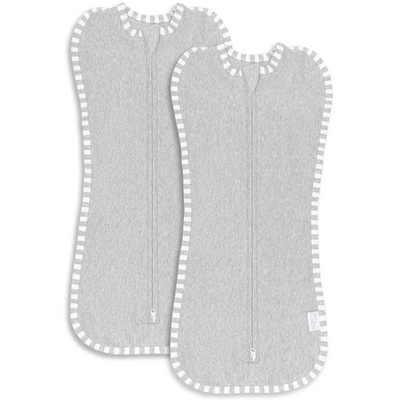 Easy Zipper Swaddle Blankets by Comfy Cubs - Grey