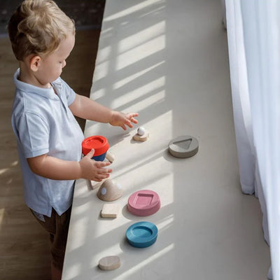 Plan Toys Stacking Rocket - Orchard