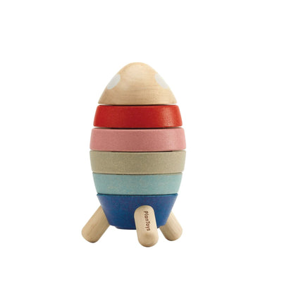 Plan Toys Stacking Rocket - Orchard